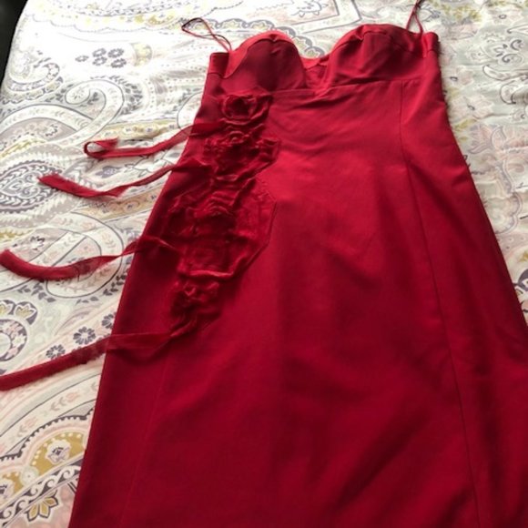 DINA BAR-EL Cocktail Dress. NWT! - Picture 2 of 3